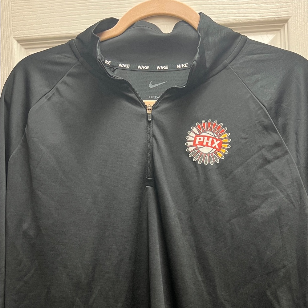 Nike Black PHX Logo Quarter-Zip Top